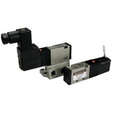 SMC solenoid valve 4 & 5 Port VZ EVZ3000, 5 Port Solenoid Valve, Base Mount & Body Ported, European